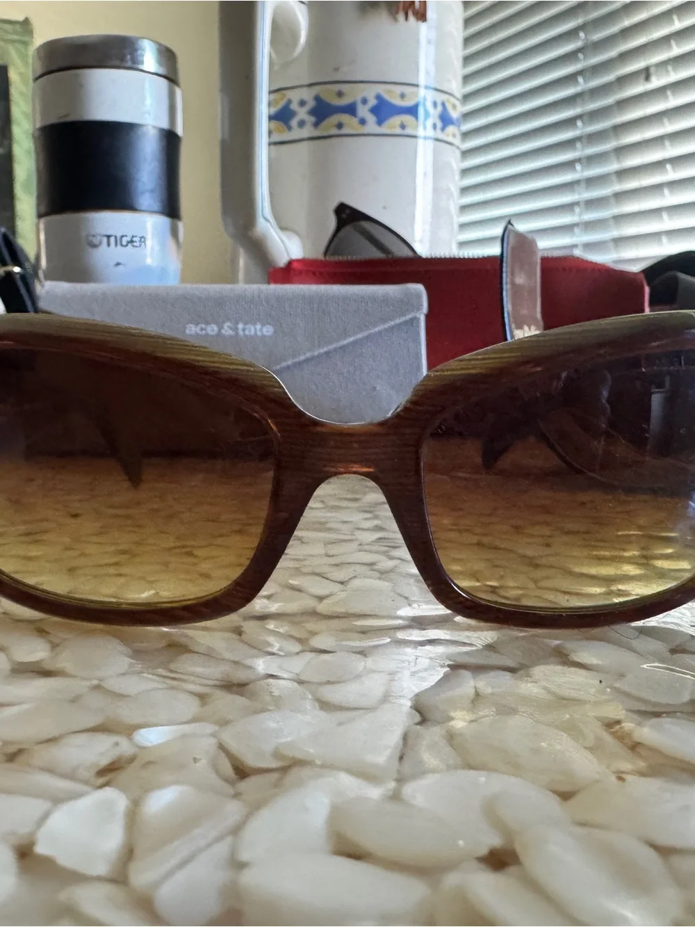 Loree Rodkin for Sama Eyewear Women’s Brown Gradient Sunglasses